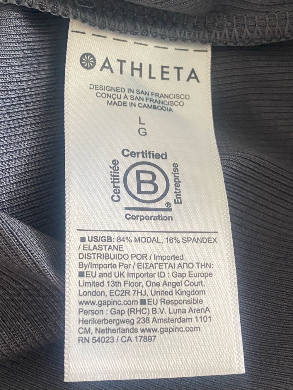Athleta Signature Rib Cropped Top - Picture 11 of 13